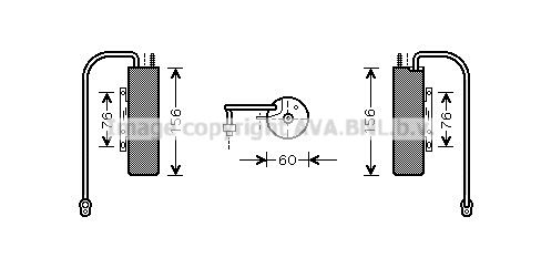 AVA QUALITY COOLING Kuivain, ilmastointilaite OLD458